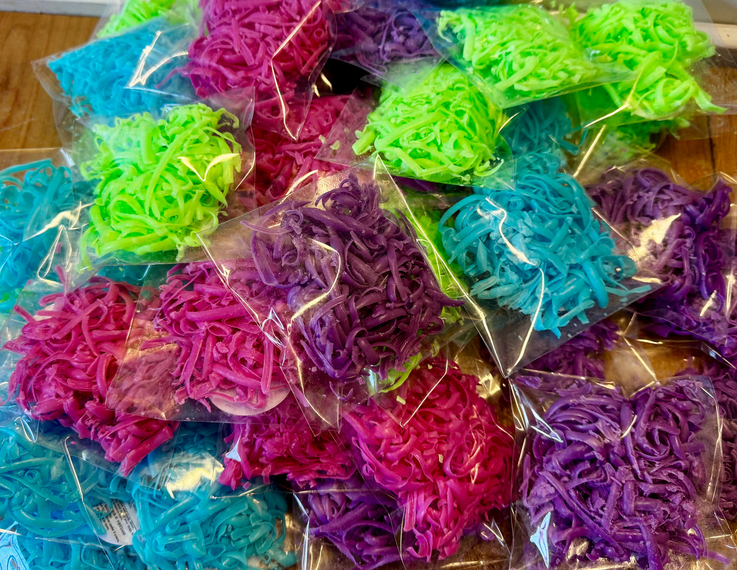 Mini Pouches of Spaghetti Soap Small Bundle