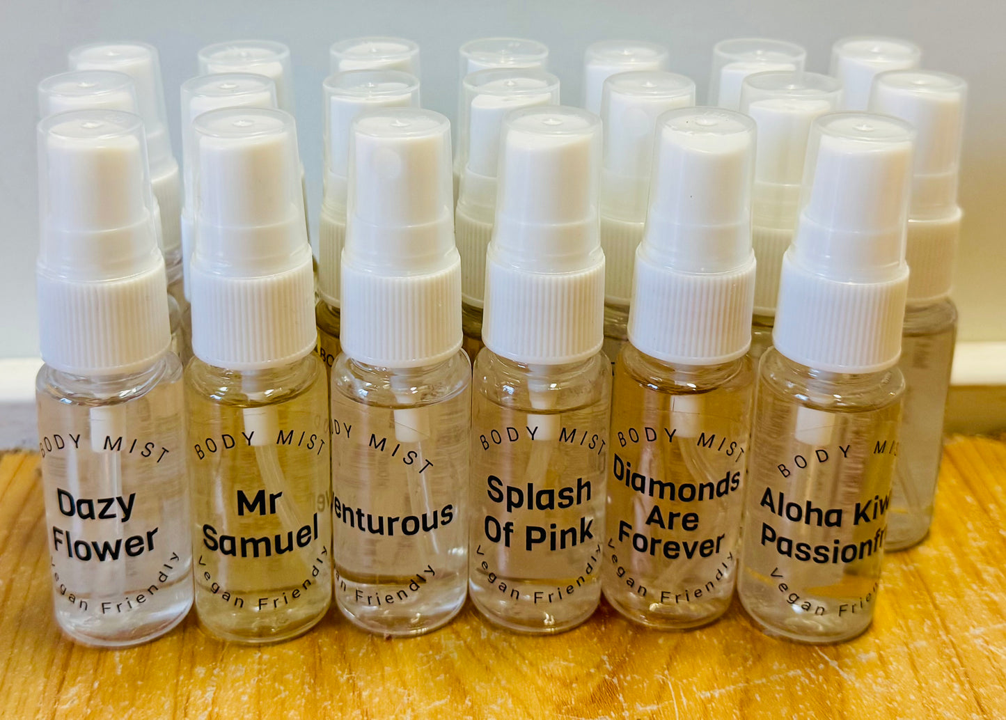 Hand Bag Size Bottles of Body Mist Bundle